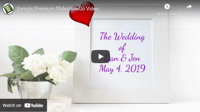 thumbnail for photo slideshow of wedding